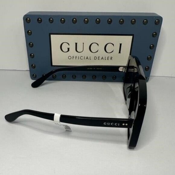 💯 - Authentic Gucci Grey Shield Unisex Sunglasses GG1369S 001 - Picture 10 of 11